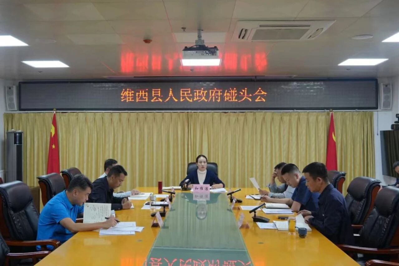 县人民政府召开第52次碰头会
