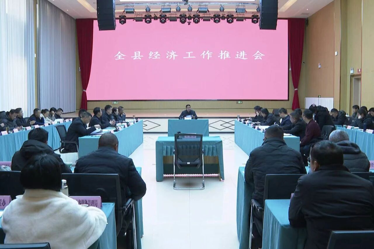 全县经济工作推进会议召开